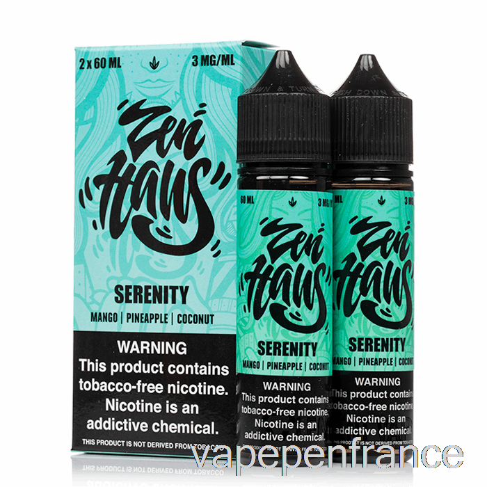 Sérénité - Zen Haus - Stylo Vape 120 Ml 6 Mg